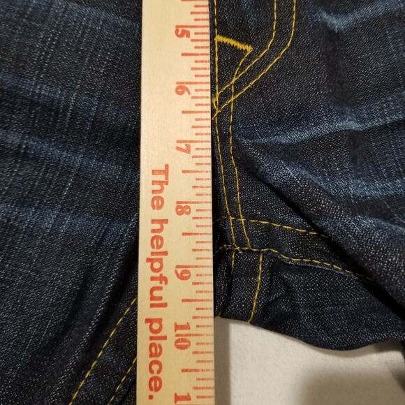 True Religion Jeans Mens 30 Ricky Straight Flap VINTAGE Shallowmaker MAD859F83 - Picture 11 of 13
